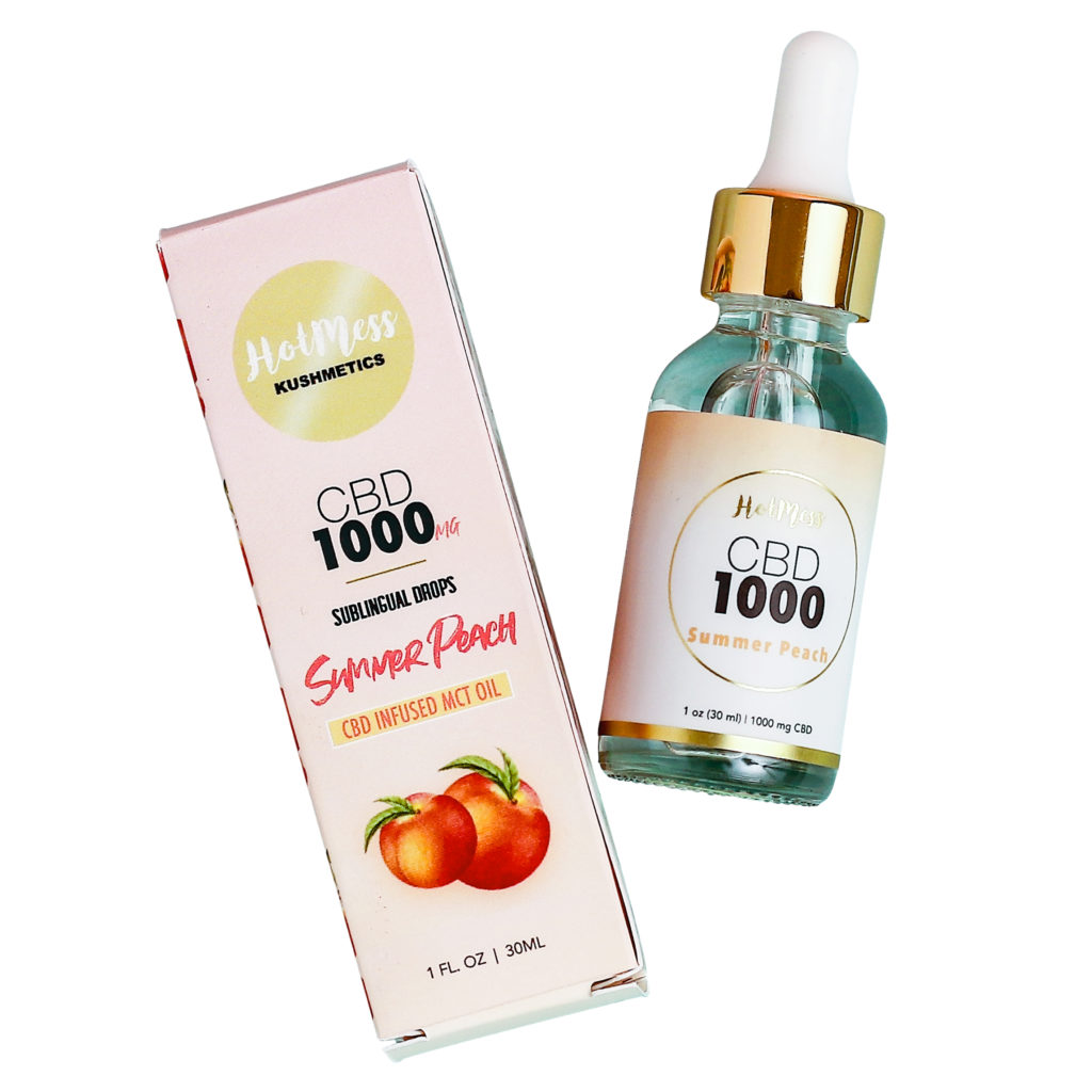 Summer Peach CBD Oil Drops